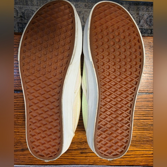 Vans Glittery White Slip-On Sneakers - Picture 7 of 10